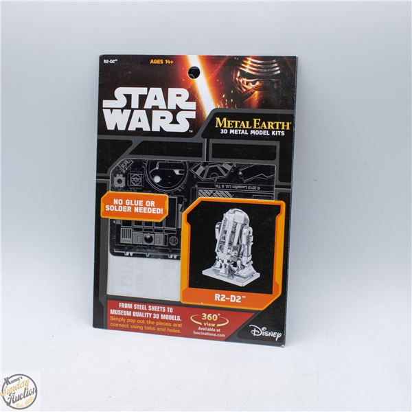 NEW STAR WARS R2-D2 METAL MODEL KIT