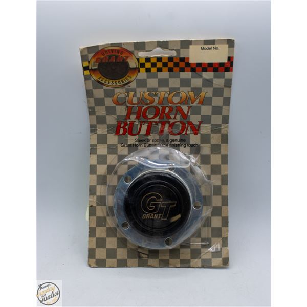NEW OLD STOCK CUSTOM HORN BUTTON BY GRANT