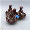 Image 1 : VINTAGE MOROCCAN TRIPLE TAJINE