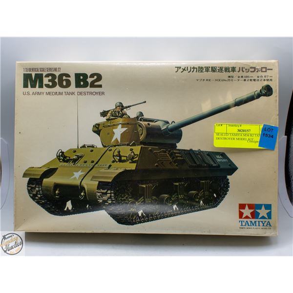 SEALED TAMIYA M36 B2 TANK DESTROYER MODEL KIT