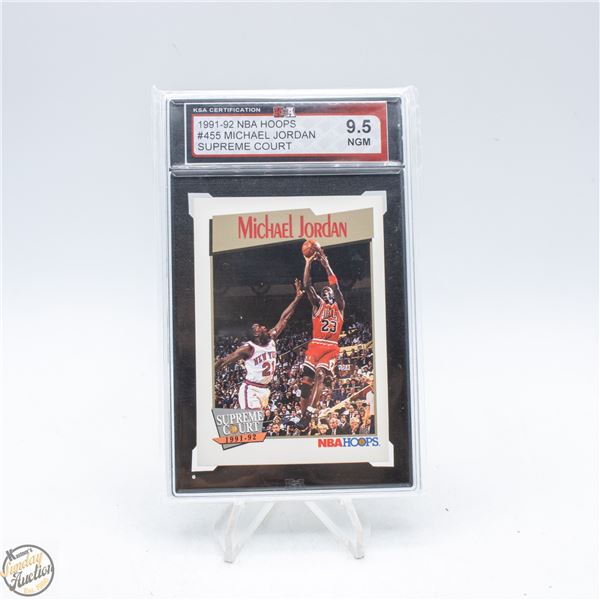 1991-92 NBA HOOPS #455 MICHAEL JORDON