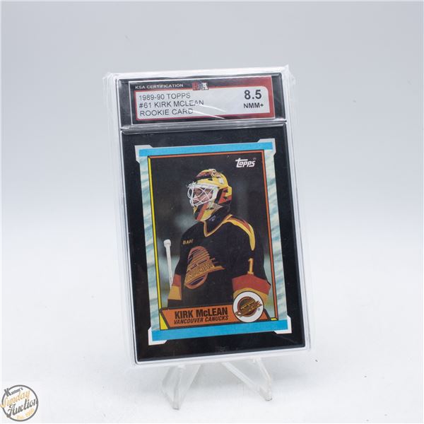1989-90 TOPPS #61 KIRK MCLEAN