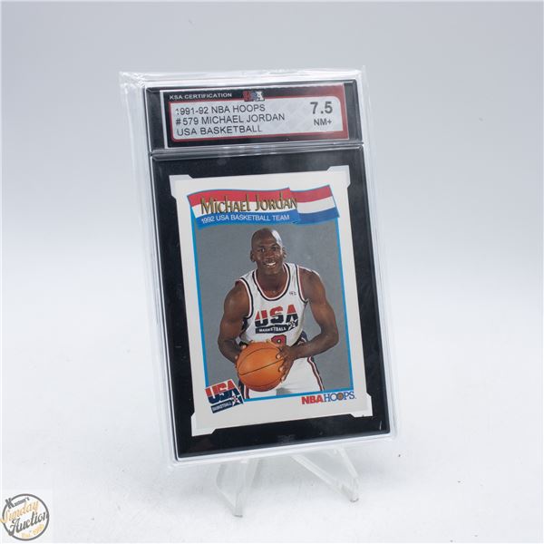 1991-92 NBA HOOPS #579 - MICHAEL JORDON. - KSA
