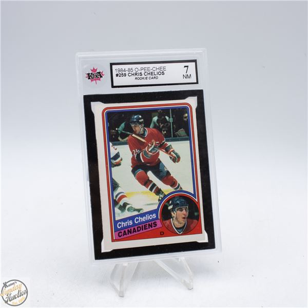 1984-85 OPC # 259. - CHRIS CHEVIOT ROOKIE. - KSA