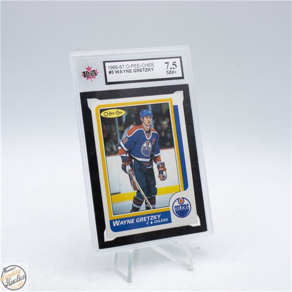 1986-87 OPC #3 – WAYNE GRETZKY – KSA 7.5