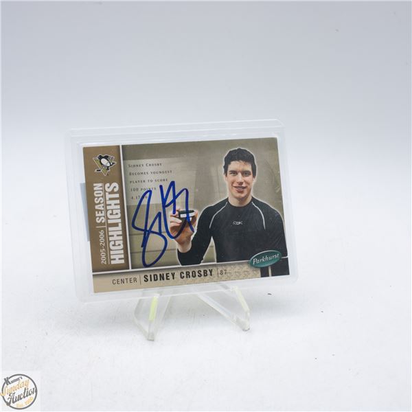 UPPERDECK #586 SIDNEY CROSBY NO COA SIGNATURE