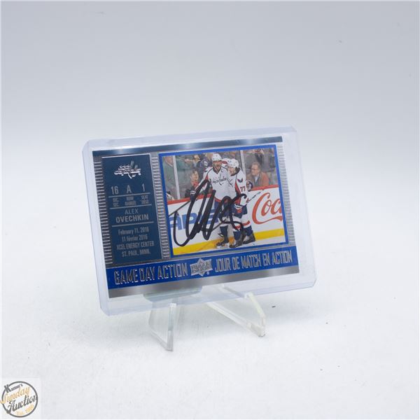UPPERDECK #GDA-145 ALEX OVECHKIN NO COA SIGNATURE