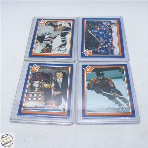 LOT OF 4. 1982-83 NEILSON WAYNE GRETZKY CARDS
