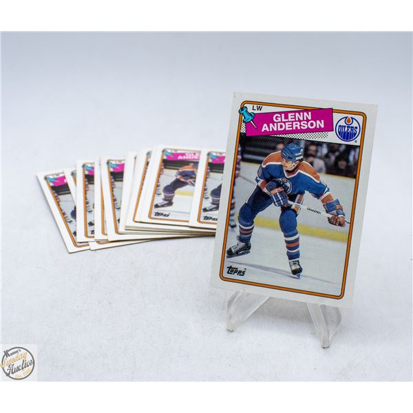 LOT OF 15 1988 TOPPS # 189 GLENN ANDERSON