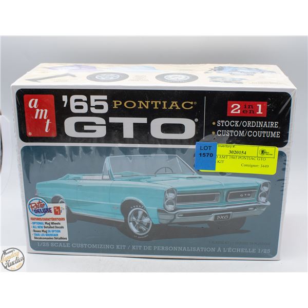 SEALED AMT 1965 PONTIAC GTO MODEL KIT