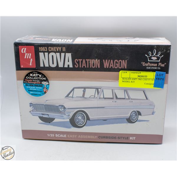 SEALED AMT 1963 CHEVY NOVA MODEL KIT