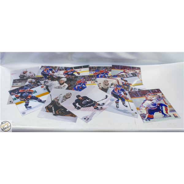 EDMONTON OILERS OFFICIAL NHL PHOTO LOT
