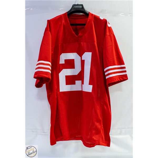 SIGNED JERSEY WITH COA FRANK GORE NFL 49ERS