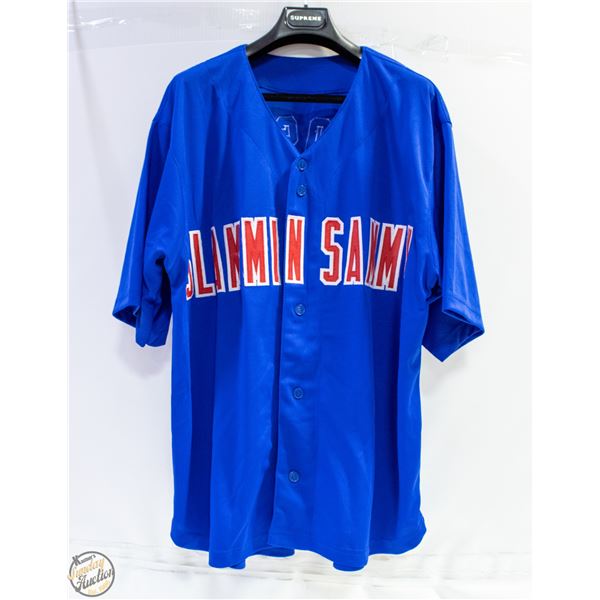 SIGNED JERSEY WITH COA SAMMY SOSA MLB CUBS