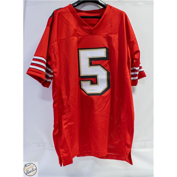 SIGNED JERSEY WITH COA JEFF GARCIA NFL 49ERS