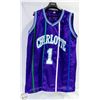 Image 1 : SIGNED JERSEY WITH COA MUGSY BOGUES NBA HORNETS