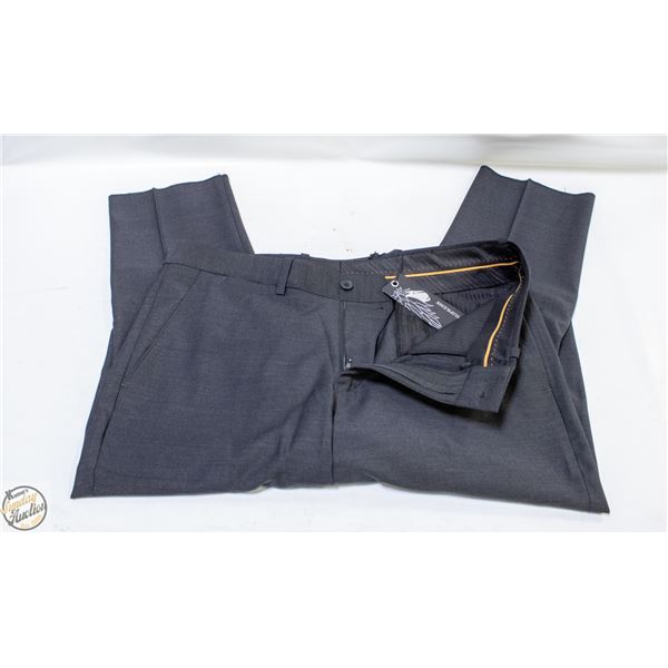 MENS SIZE 34 GALA STRETCH PANTS CHARCOAL