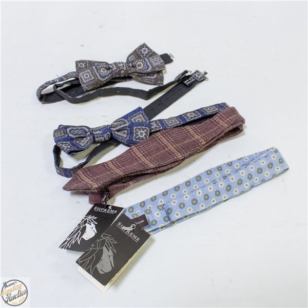 4 DIFFERENT NECK TIES
