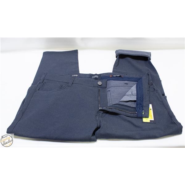 MENS SIZE 40X34 NAVY COOLMAX COURAGE 34 HERITAGE