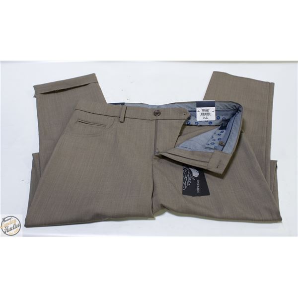 MENS SIZE 32 BALLIN 5 POCKET PANTS TAUPE MIX