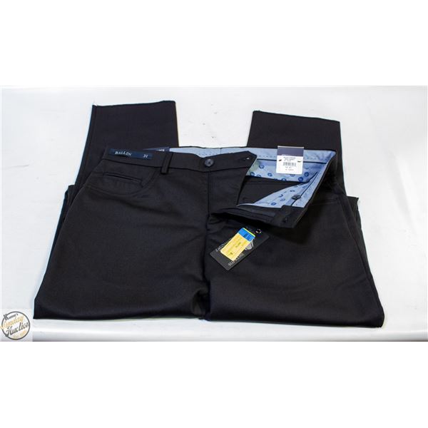 BALLIN 3D WOOL PERFORMANCE DRESS PANTS SZ 31