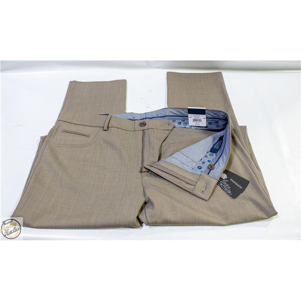 MENS SIZE 34 BALLIN 5 POCKET PANTS TAUPE