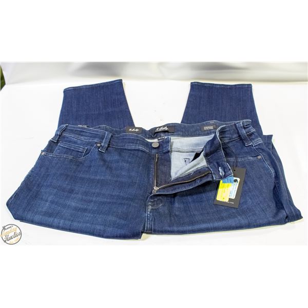 MENS SZ 42X36 DARK DENIM 34 HERITAGE