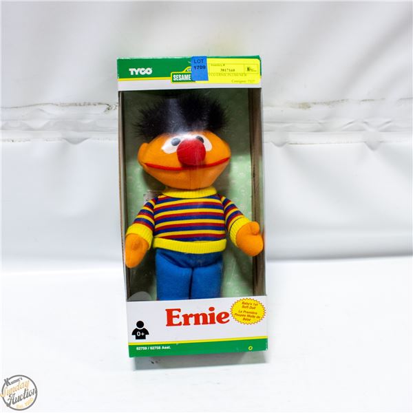 1996 TYCO ERNIE PLUSH NEW