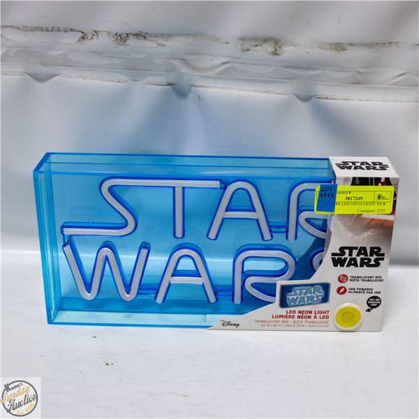 STARWARS LED NEON LIGHT NEW