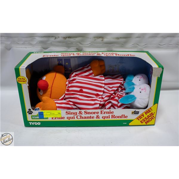 1996 TYCO SING AND SNORE ERNIE