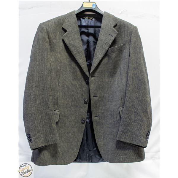 MENS SIZE 44R BUTTON UP SUIT JACKET