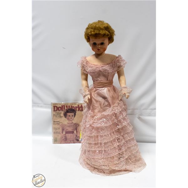 VINTAGE RUSSIAN DORTHY DOLL WITH BOOK