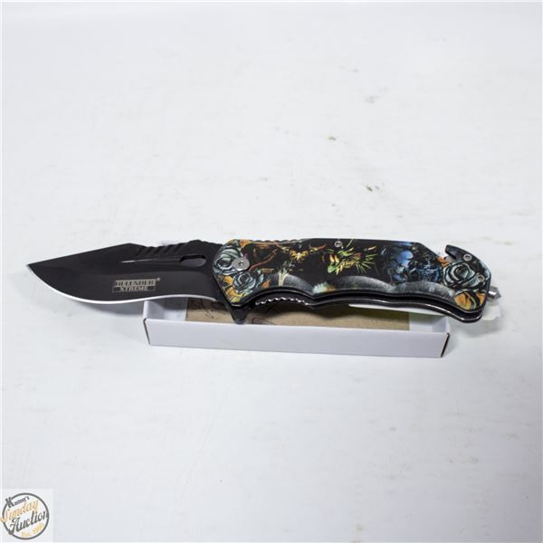 FLICKBLADE KNIFE: HORNED DRAGON