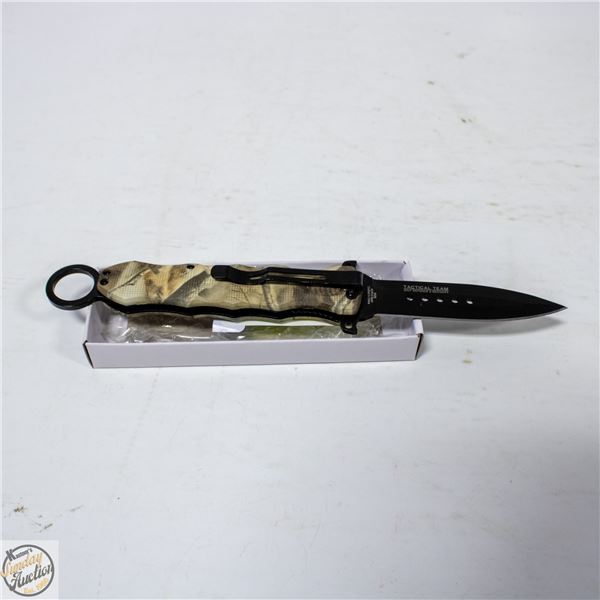 FLICKBLADE KNIFE: CAMOFLAGE DESIGN
