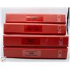 Image 1 : LOT OF 4 STORAGE AND DISPLAY BINDERS FOR