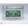 Image 2 : 1937 CANADA $1 BANKNOTE. WIDE PANEL