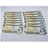 Image 1 : LOT OF 14 UNCIRCULATED 1973 CANADA $1