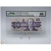 Image 1 : 1989 CANADA $10 BANKNOTE. THIESSEN-CROW