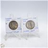 Image 1 : 1908 AND 1909 CANADA 50 CENTS SILVER COINS.
