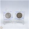 Image 1 : 1906 AND 1907 CANADA 50 CENTS SILVER COINS.