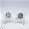 Image 2 : 1906 AND 1907 CANADA 50 CENTS SILVER COINS.