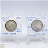 Image 1 : 1934 AND 1938 CANADA 50 CENTS SILVER COINS