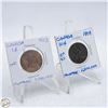 Image 1 : 1903 AND 1904 CANADA ONE CENT COINS