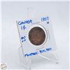 Image 1 : 1907 H CANADA ONE CENT COIN