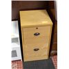 Image 1 : SOLID WOOD 2-DRAWER FILE CABINET -