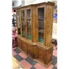 Image 1 : CHINA CABINET H-74.5" W-17.5" L-76"