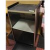 Image 1 : SONY GLASS FRONT AUDIO CABINET 2 GLASS SHELVES