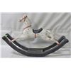 Image 1 : VINTAGE ROCKING HORSE MADE IN CANADA 17"X26"