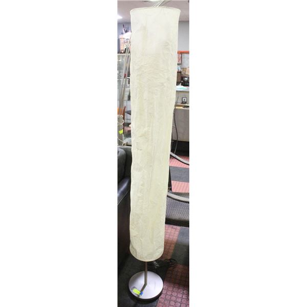 IKEA VICKLEBY RICE PAPER FLOOR LAMP H-68"