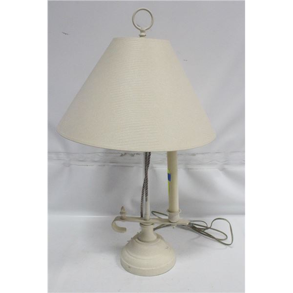 VINTAGE CANDLE STICK LAMP H-25"